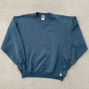 Vintage 90s Russell Athletic USA Cyan-Blue